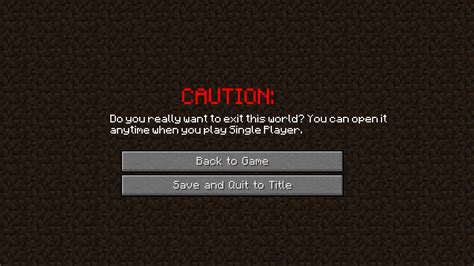 Which makes you not tired of our site, where we have many different categories such as sony playstation 4. New Minecraft Exit Screen Concept - Suggestions ...