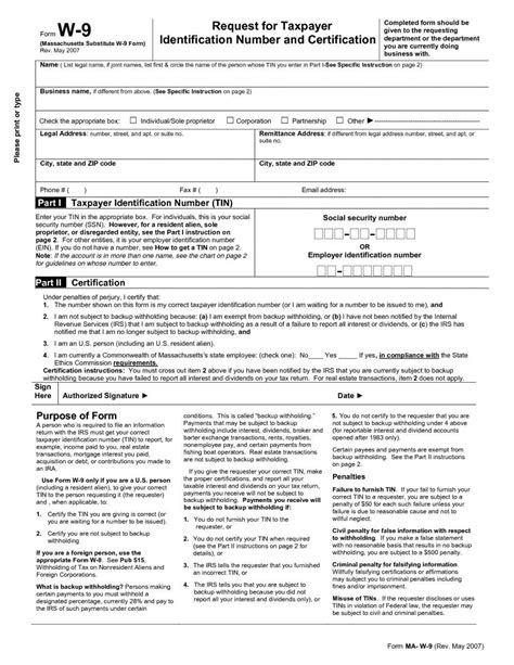 Downloadable Form W 9 Printable W9 In 2020 Doctors Note Inside Free