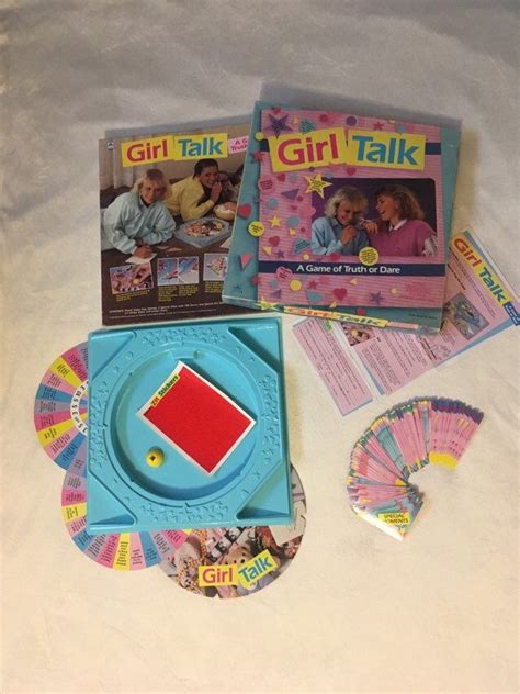 Vintage Girl Talk Board Game 1988 1st Release By Golden Etsy Girl