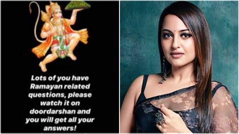 Troll Asked Sonakshi Sinha Ramayan Mein Sanjivni Booti Kon Laya Tha Actress Gives Funny Reply