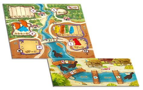 Uma empresa de impressões 3d voltada para board games. Draftosaurus Marina mat