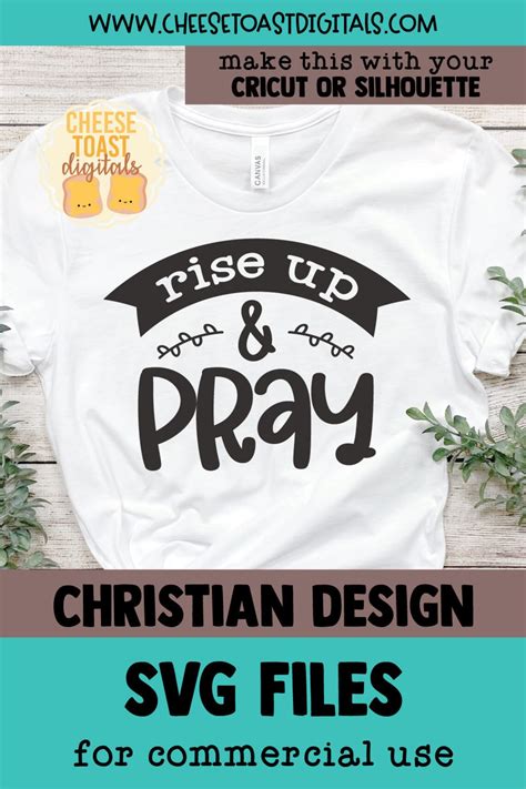 Rise Up And Pray Svg Png Dxf Religious Svg Quote Faith Svg Etsy