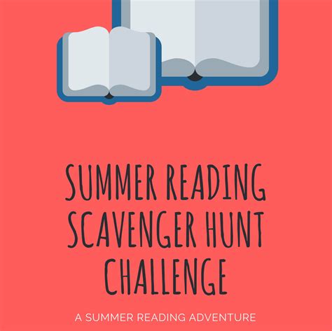 Summer Reading Scavenger Hunt Challenge Kindness Clubhouse