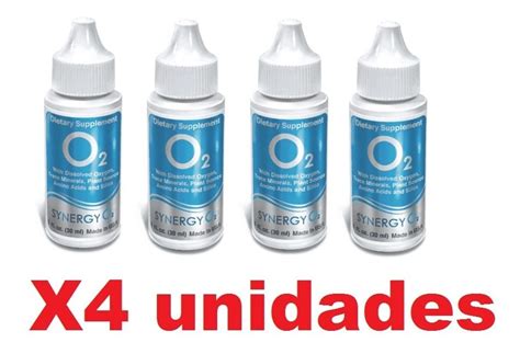 Gotas Oxigeno Liquido Synergy O2 X4 Unidades Envio Gratis 310 000