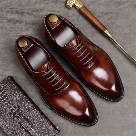 Besides good quality brands, you'll also find plenty of discounts when you shop for black men shoe during big sales. Phenkang mens formal shoes genuine leather oxford shoes ...
