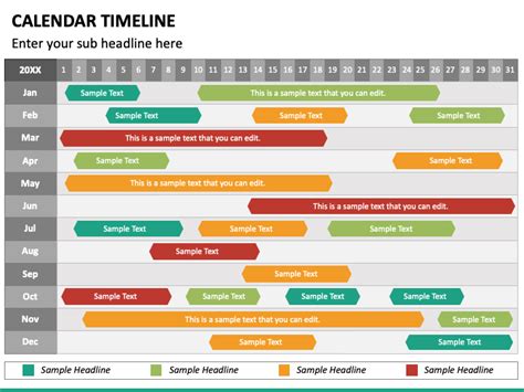 Calendar Timeline Powerpoint Template Ppt Slides