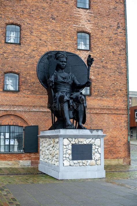 I Am Queen Mary Statue In Copenhagen Denmark Editorial Stock Photo