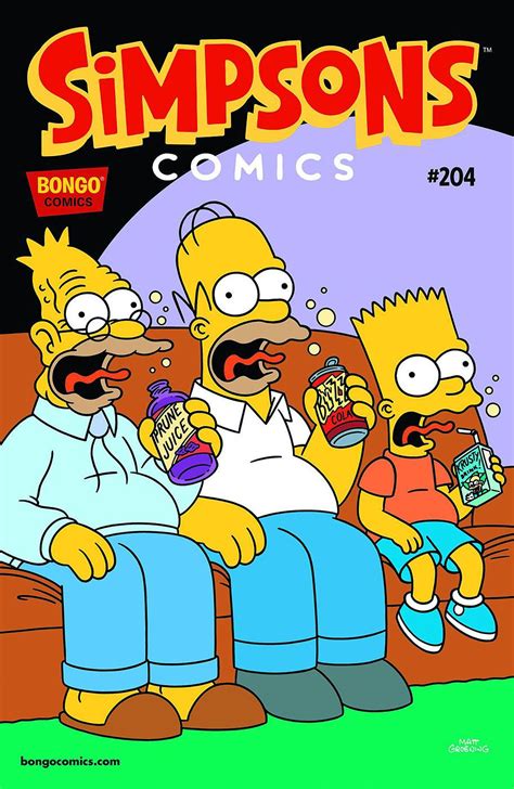 pin on simpsons comics covers