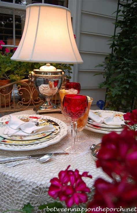A valentine table for two: Romantic Table Setting for Two, Perfect for Valentine's Day