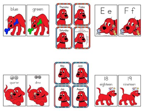 Clifford The Big Red Dog Printables Printable Word Searches