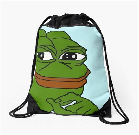 Pin On Pepe Drawstring Bags