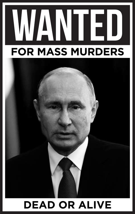Putin Wanted Poster Kenny Schachter