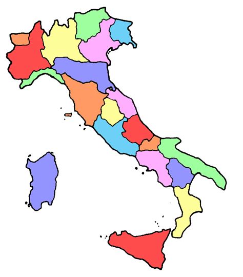 Cartina Italia Da Colorare Online Cartina