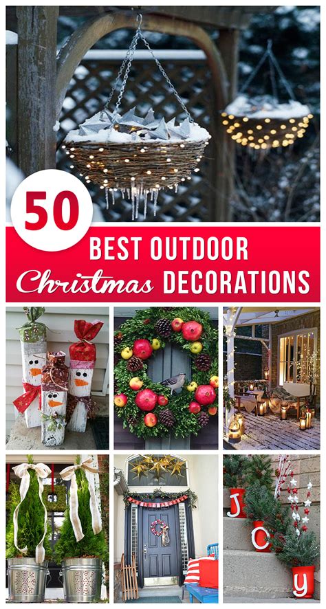 50 Best Outdoor Christmas Decorations for 2018