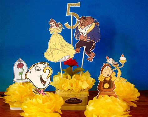 Beauty And The Beast Party Beauty And The Beast Centerpieces Etsy