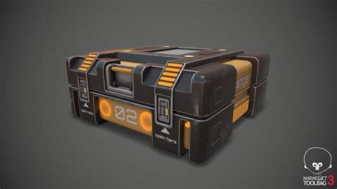 Sci Fi Box Free Vr Ar Low Poly 3d Model Cgtrader
