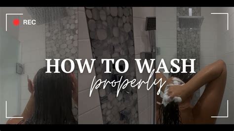 How To Wash Your Hair The Right Way Properly Wash Hair Youtube