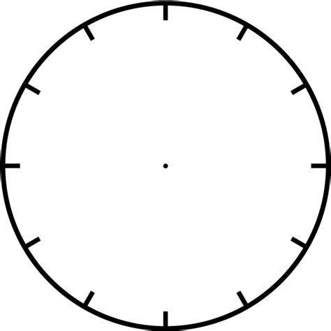 Blank Clock Clipart