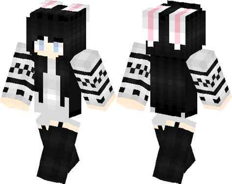 Emo Bunny Girl Minecraft Skin Minecraft Hub