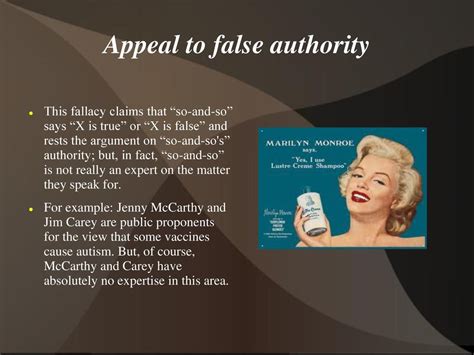 Examples Of False Authority In Advertising The Power Of Advertisement