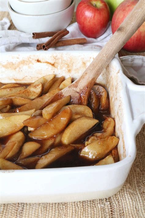 3 Easy Steps For Perfect Baked Cinnamon Apples The Anthony Kitchen