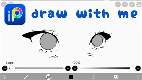 How To Draw Animes Eyes For Beginners Ibispaint X Step By Step Youtube