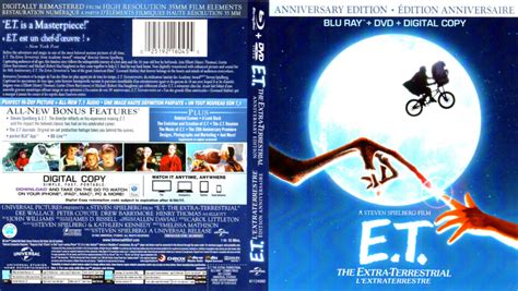 Et The Extra Terrestrial 1982 R1 Blu Ray Cover And Labels Dvdcovercom