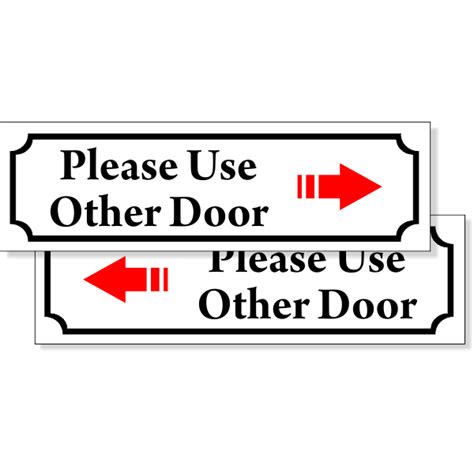 Color Use Other Door Sign Custom Signs