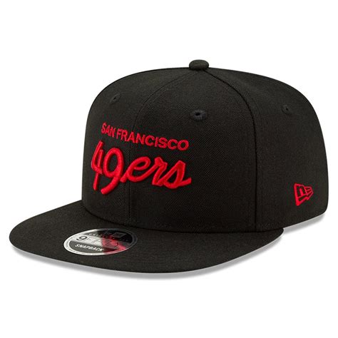 Mens New Era Black San Francisco 49ers Griswold Original Fit 9fifty