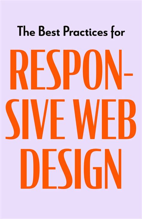 The Best Practices For Responsive Web Design