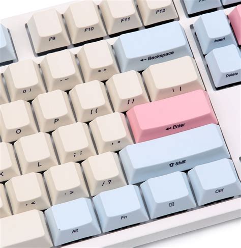 Keyboards And Mice White Pbt Resin Keycaps Cherry Blossoms Keycaps Set