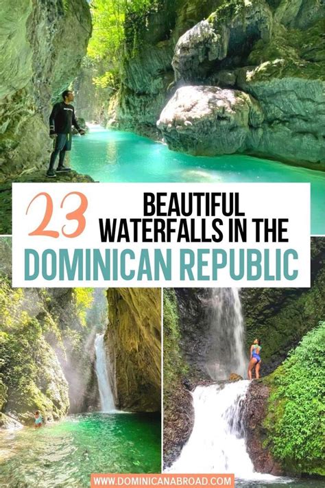 23 beautiful waterfalls in the dominican republic with so many incredible places to visit in