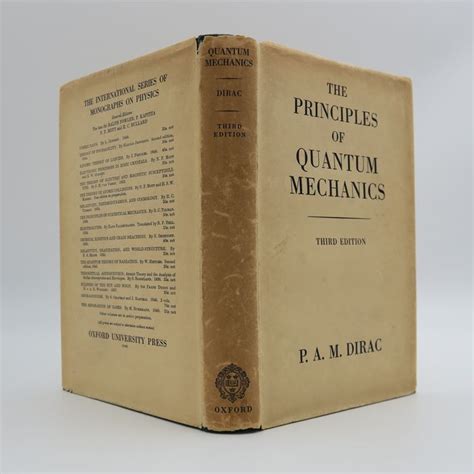 Dirac Paul A M The Principles Of Quantum Mechanics Catawiki
