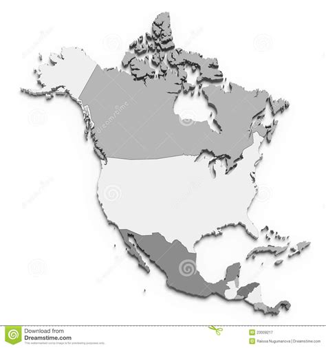 North America Map Stock Illustration Illustration Of Background 23009217