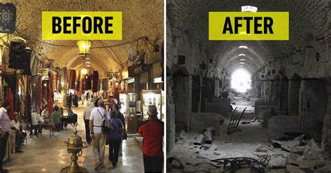30 Before And After Pics Of Aleppo Reveal What War Did To Syrias Largest