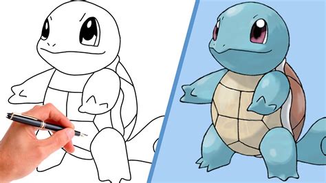 How To Draw Squirtle PokÉmon 007 Generation 1 Step By Step