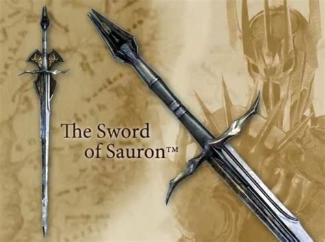 Sauron Sword Sword Lotr Middle Earth