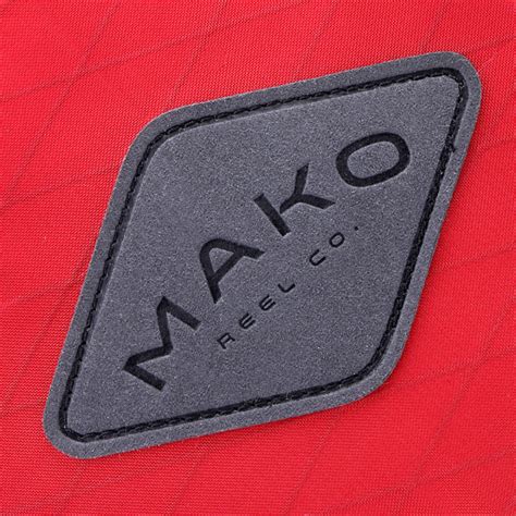 Mako Reel Co Logo Reel Case Rollentasche Red Rollentaschen Taschen