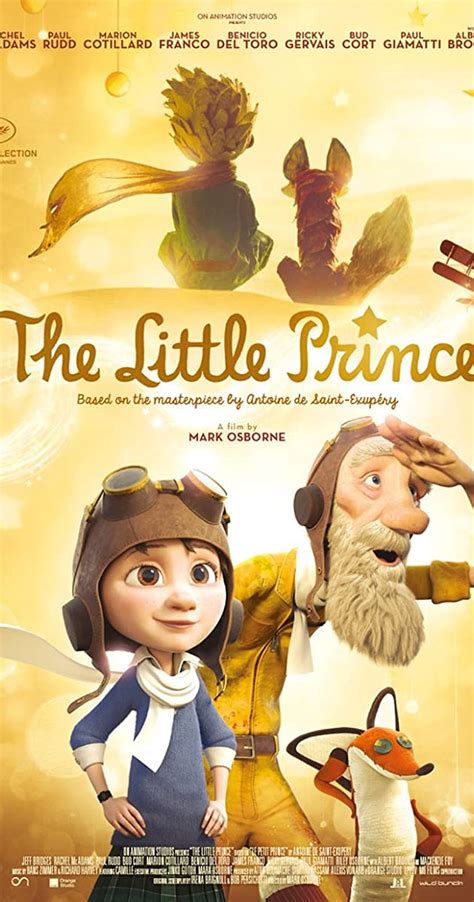 Le petit prince est un conte philosophique qui séduit pour les valeurs qu'il porte, qui se transmet et se partage de génération en génération depuis plus de 75 ans. Le Petit Prince (2015) - IMDb