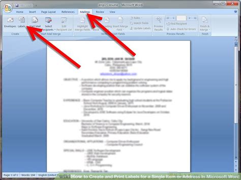 How to design a label in word. How to Create and Print Labels for a Single Item or ...
