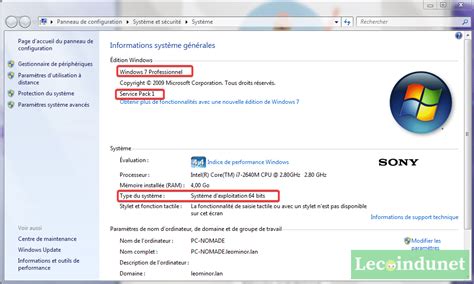 Connaitre La Version De Windows Installée Sur Son Ordinateur Lecoindunet