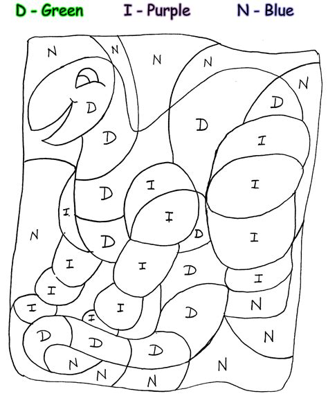 Easy Color by Number for Preschool and Kindergarten