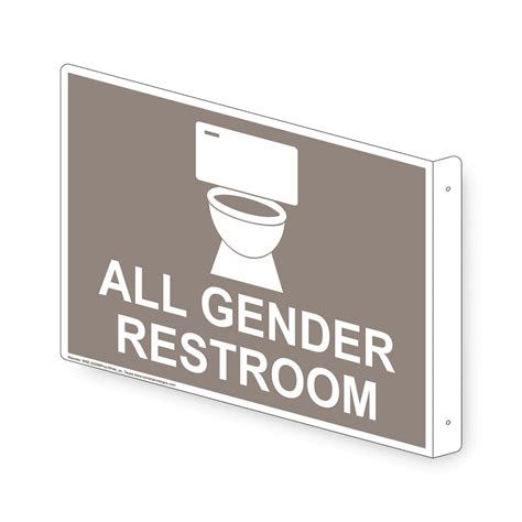 All Gender Restroom Sign Rre 25299proj Whtontaupe Restrooms