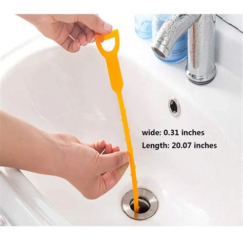 drain clog remover safety sink drain hair removal tool for sink tub