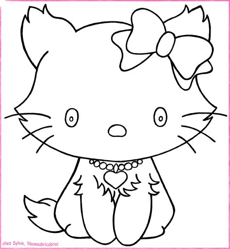 dessins de coloriage chat à imprimer sur LaGuerche com Page