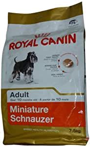 What makes a great dog food for schnauzers? Royal Canin Dog Food Miniature Schnauzer Adult 7.5kg ...