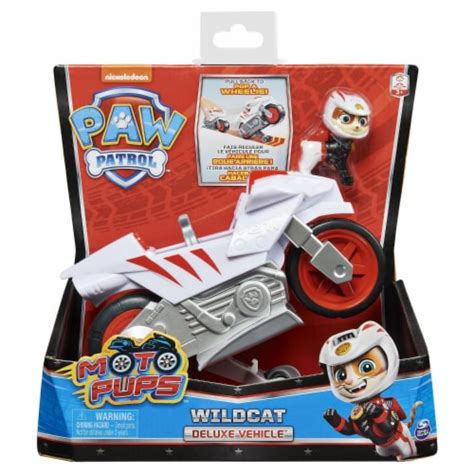 Paw Patrol Moto Pups Wildcats Deluxe Pull Back Motorcycle Vehicle 1