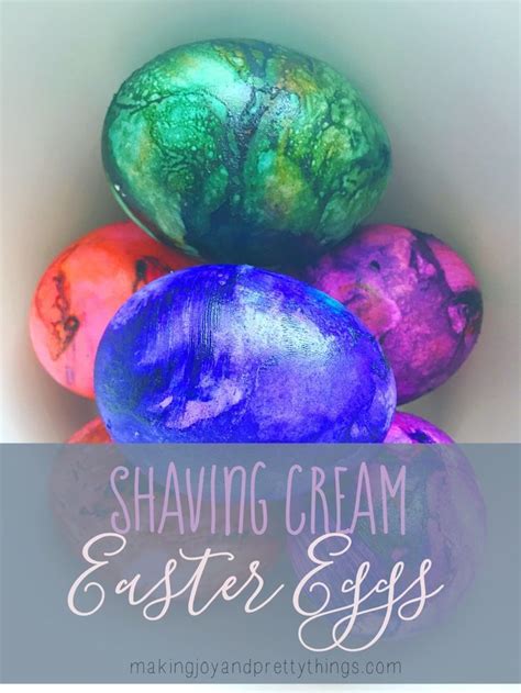 Fun Easy Diy Shaving Cream Eggs Perfect For Those Younger Kids
