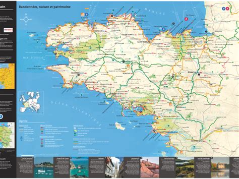 Carte Touristique Bretagne Carte De La Norvege