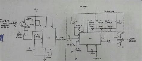 Circuit Diagram Of Fsk Modulator And Demodulator Download Scientific